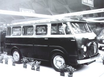 The Romeo is announced at the Turin Motor Show, April 1954